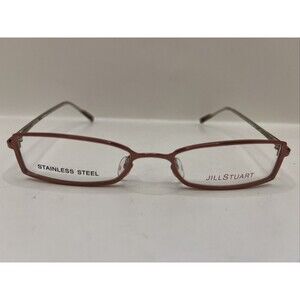 Jill Stuart Eyeglasses JS186-3 Rose Designer Demo Lens Red 48-17-130